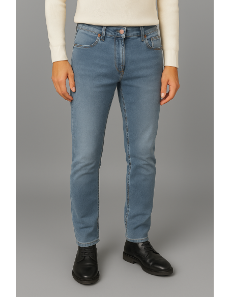 Jeckerson \ Jeans Uomo In Denim Bitretch Blu Prezzo 170,00