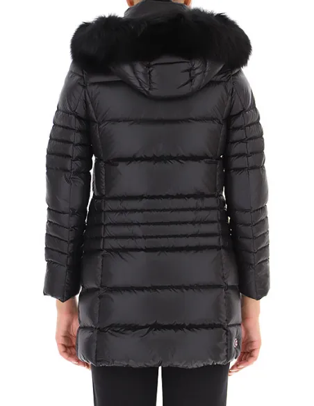 Colmar \ Piumino Donna Lungo Nylon Cangiante Nero Prezzo 620,00