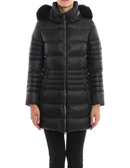 Colmar \ Piumino Donna Lungo Nylon Cangiante Nero Prezzo 620,00