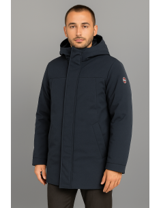 Colmar \ Giubbino Uomo Lungo In Cordura Nylon Blu Scuro Prezzo 590,00