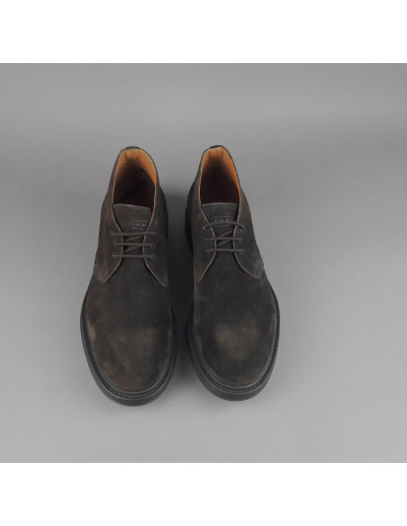 Frau \ Polacchino Uomo Camoscio Marrone Scuro Prezzo 129,00