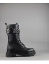 Stokton \ Anfibio Donna Pelle Bottalata Nero Prezzo 290,00