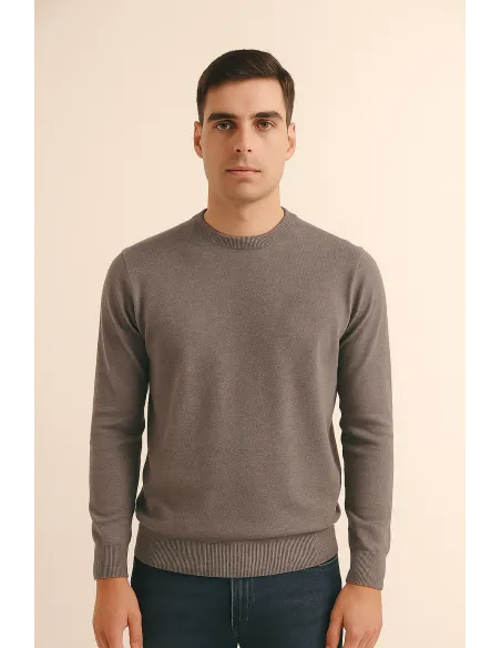 Filippo De Laurentiis \ Maglia Uomo Lana E Cashmere Talpa Scuro Prezzo 162,00