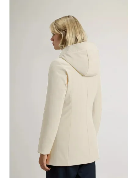 Woolrich \ Firth Parka Donna Softshell Bianco Opaco Prezzo 500,00