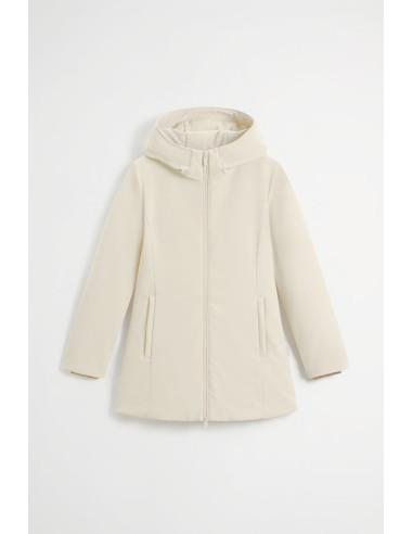 Woolrich \ Firth Parka Donna Softshell Bianco Opaco Prezzo 500,00