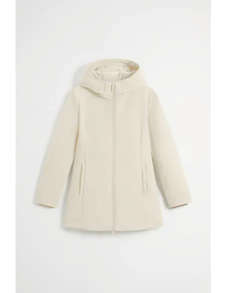 Woolrich \ Firth Parka Donna Softshell Bianco Opaco Prezzo 500,00