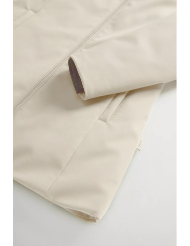 Woolrich \ Firth Parka Donna Softshell Bianco Opaco Prezzo 500,00