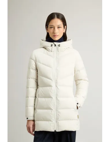 Woolrich \ Piumino Shirley Donna Microfibra Bianco Opaco Prezzo 595,00
