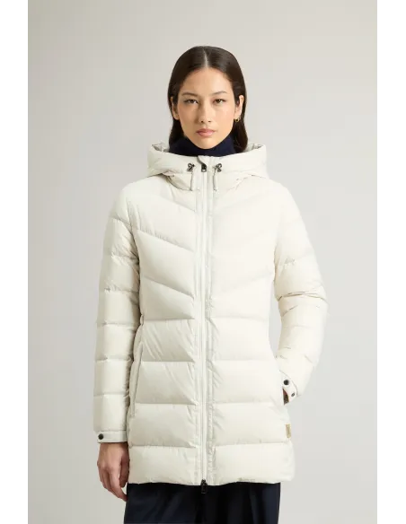 Woolrich \ Piumino Shirley Donna Microfibra Bianco Opaco Prezzo 595,00