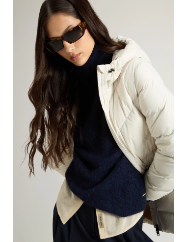 Woolrich \ Piumino Shirley Donna Microfibra Bianco Opaco Prezzo 699,00