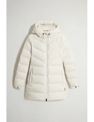 Woolrich \ Piumino Shirley Donna Microfibra Bianco Opaco Prezzo 595,00