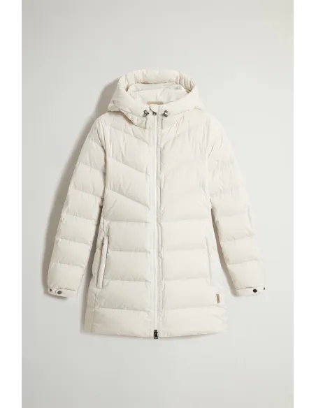 Woolrich \ Piumino Shirley Donna Microfibra Bianco Opaco Prezzo 595,00