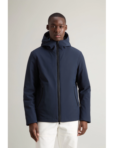 Woolrich \ Giacca Uomo Pacific Soft Shell Blu Scuro Prezzo 450,00
