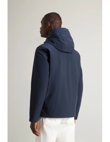 Woolrich \ Giacca Uomo Pacific Soft Shell Blu Scuro Prezzo 450,00