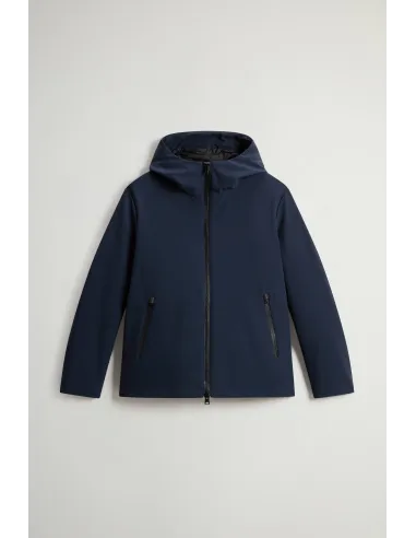 Woolrich \ Giacca Uomo Pacific Soft Shell Blu Scuro Prezzo 450,00