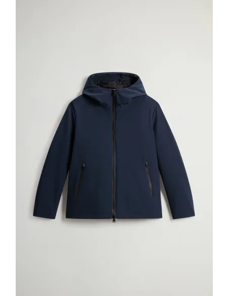 Woolrich \ Giacca Uomo Pacific Soft Shell Blu Scuro Prezzo 450,00 Woolrich \ Giacca Uomo Pacific Soft Shell Blu Scuro Prezzo 450,00