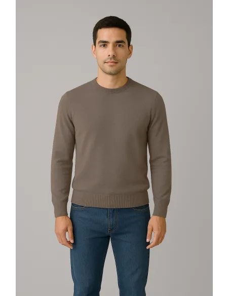 Filippo De Laurentiis \ Maglia Uomo Lana Merino Talpa Scuro Prezzo 190,00