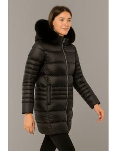 Colmar \ Piumino Donna Lungo Nylon Cangiante Nero Prezzo 620,00