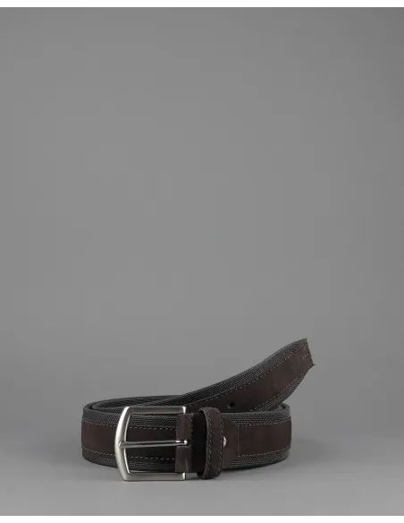 Anderson's \ Cintura Uomo Tela Camoscio Marrone Scuro Prezzo 110,00