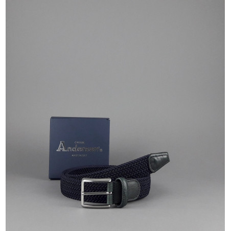 Anderson's \ Cintura Uomo Tessuto Elastico Blu Scuro Prezzo 95,00