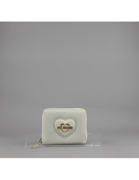 Love Moschino \ Portafogli Piccolo Donna Pu Avorio Prezzo 95,00