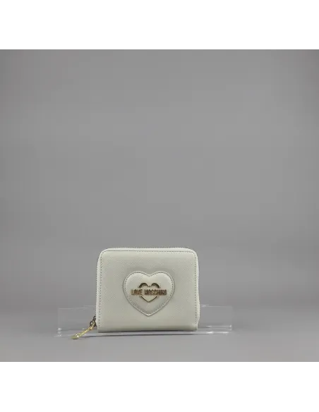 Love Moschino \ Portafogli Piccolo Donna Pu Avorio Prezzo 95,00