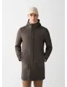 Colmar \ Cappotto Uomo Lungo In Panno Di Lana Marrone Prezzo 429,00