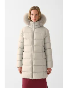 Colmar \ Piumino Lungo Donna Crema Prezzo 489,00
