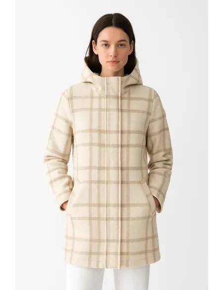 Colmar \ Cappotto Donna Medio In Panno Di Lana Tartan Prezzo 419,00