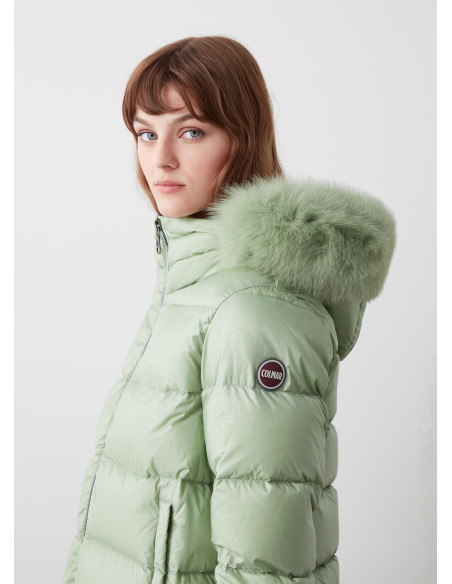 Colmar /// Piumino Corto Donna Verde Acido Prezzo 549,00