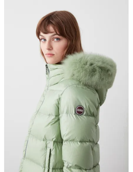 Colmar /// Piumino Corto Donna Verde Acido Prezzo 549,00
