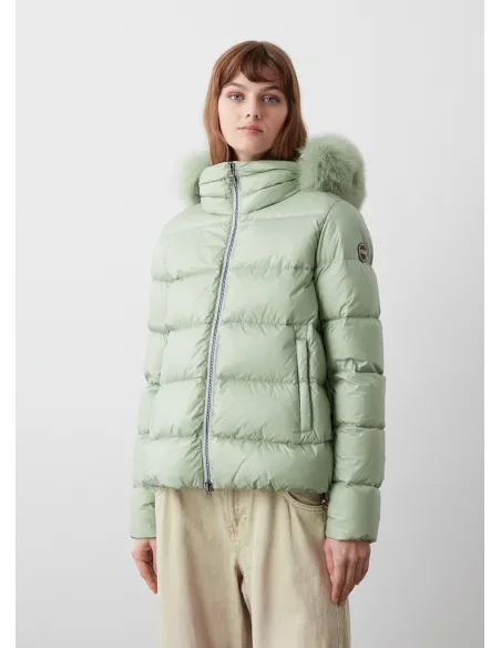 Colmar /// Piumino Corto Donna Verde Acido Prezzo 549,00