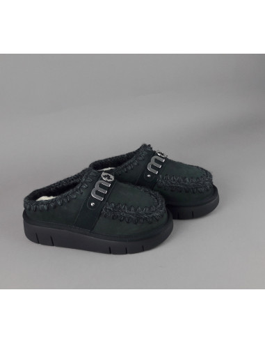 Mou \ Slipper Eskimo Bounce Donna Montone Nero Prezzo 229,00