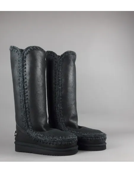 Mou \ Eskimo 40 Donna Montone Metal Cracked Nero Prezzo 389,00