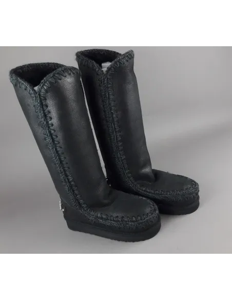 Mou \ Eskimo 40 Donna Montone Metal Cracked Nero Prezzo 389,00