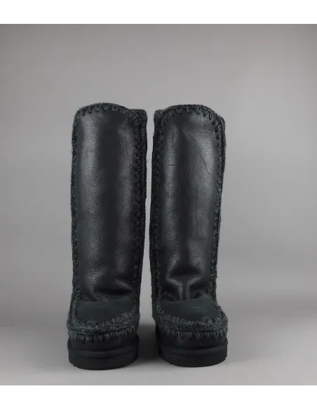 Mou \ Eskimo 40 Donna Montone Metal Cracked Nero Prezzo 389,00