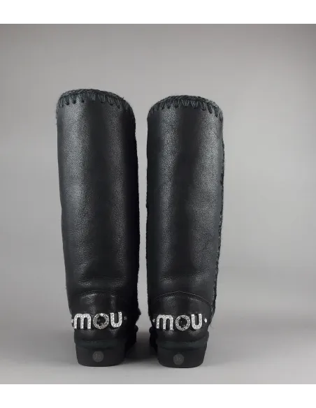 Mou \ Eskimo 40 Donna Montone Metal Cracked Nero Prezzo 389,00