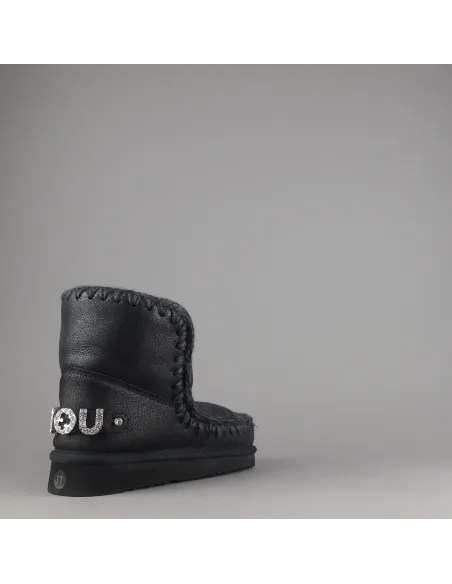 Mou \ Eskimo 18 Donna Montone Metal Cracked Nero Prezzo 269,00