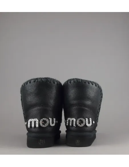 Mou \ Eskimo 18 Donna Montone Metal Cracked Nero Prezzo 269,00