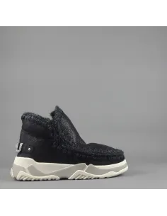 Mou \ Eskimo Trainer Donna Montone Metal Cracked Nero Prezzo 289,00