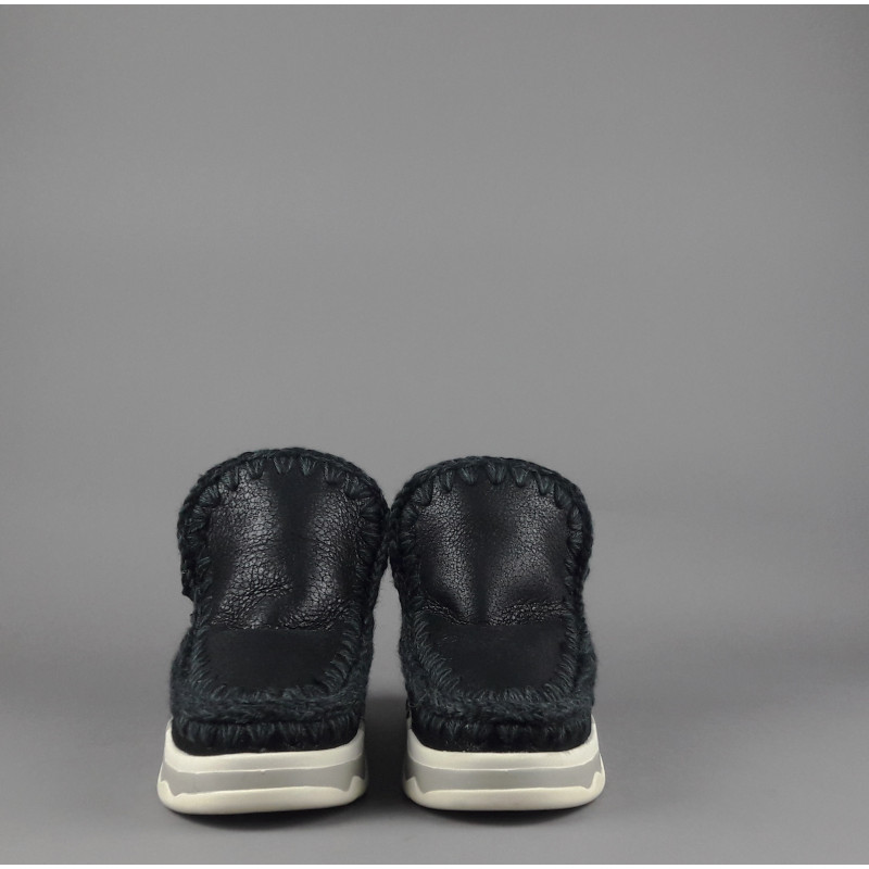 Mou \ Eskimo Trainer Donna Montone Metal Cracked Nero Prezzo 289,00