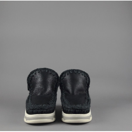 Mou \ Eskimo Trainer Donna Montone Metal Cracked Nero Prezzo 289,00