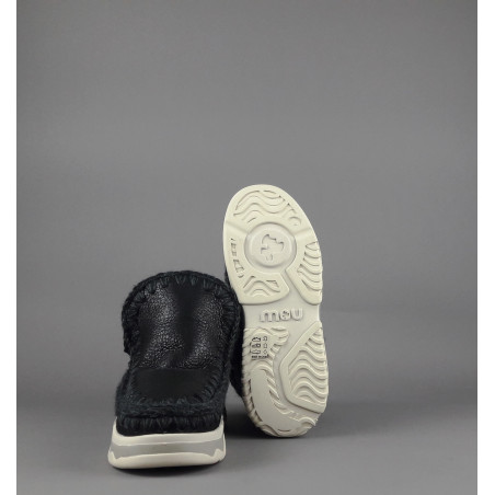 Mou \ Eskimo Trainer Donna Montone Metal Cracked Nero Prezzo 289,00