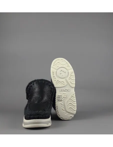 Mou \ Eskimo Trainer Donna Montone Metal Cracked Nero Prezzo 289,00