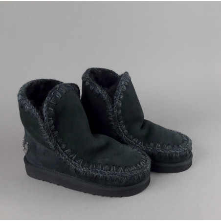 Mou \ Eskimo 18 Donna Montone Nero Logo Glitter Prezzo 229,00