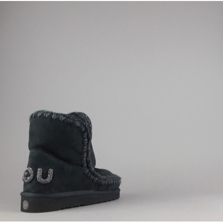 Mou \ Eskimo 18 Donna Montone Nero Logo Glitter Prezzo 229,00