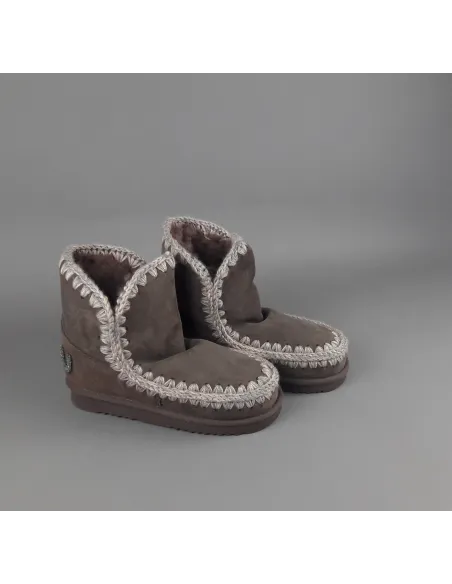 Mou \ Eskimo 18 Donna Montone Marrone Scuro Logo Glitter Prezzo 229,00