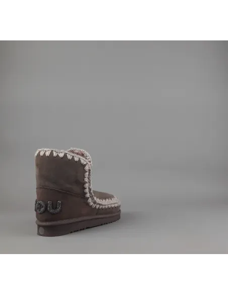 Mou \ Eskimo 18 Donna Montone Marrone Scuro Logo Glitter Prezzo 229,00