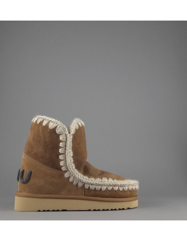 Mou \ Eskimo 18 Donna Montone Marrone Chiaro Logo Glitter Prezzo 229,00