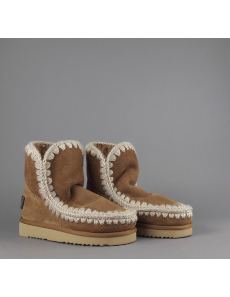 Mou \ Eskimo 18 Donna Montone Marrone Chiaro Logo Glitter Prezzo 229,00